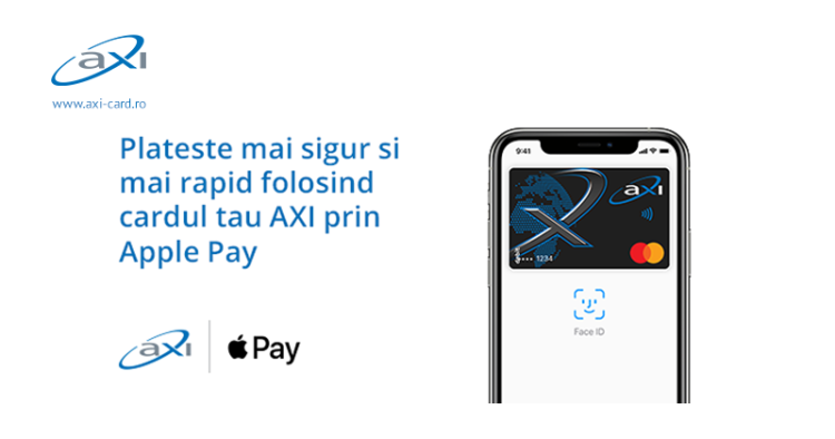 Cardul AXI este acum in Apple Pay