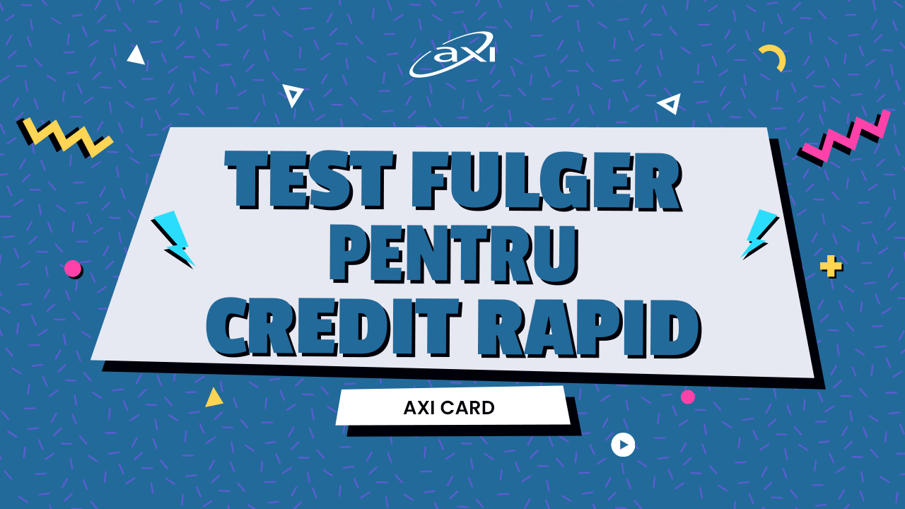 test fulger pentru credit rapid