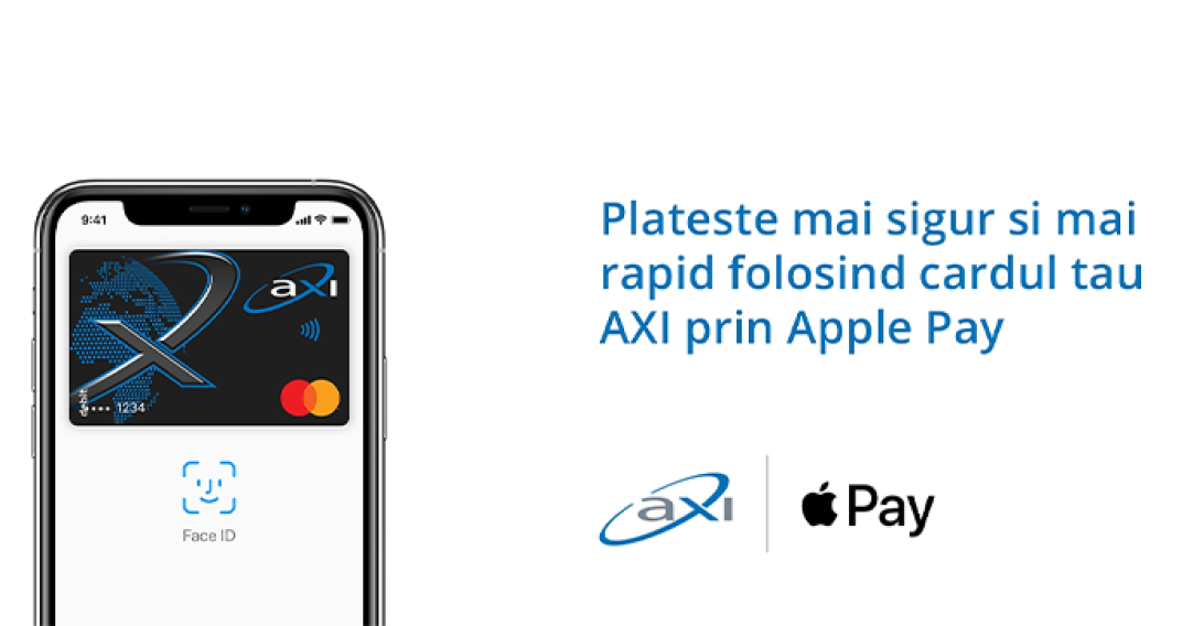 Cardul AXI este acum in Apple Pay!