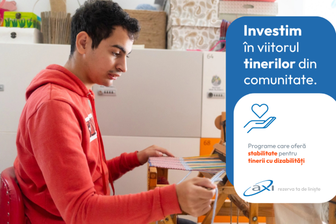 AXI Finance și Fundația Motivation România: sprijin real pentru tinerii cu dizabilități
